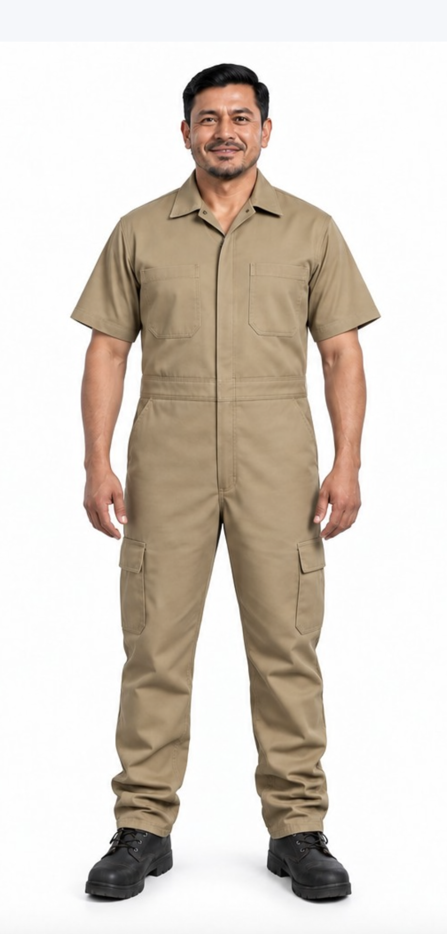 Overol
industrial - Gabardina manga corta