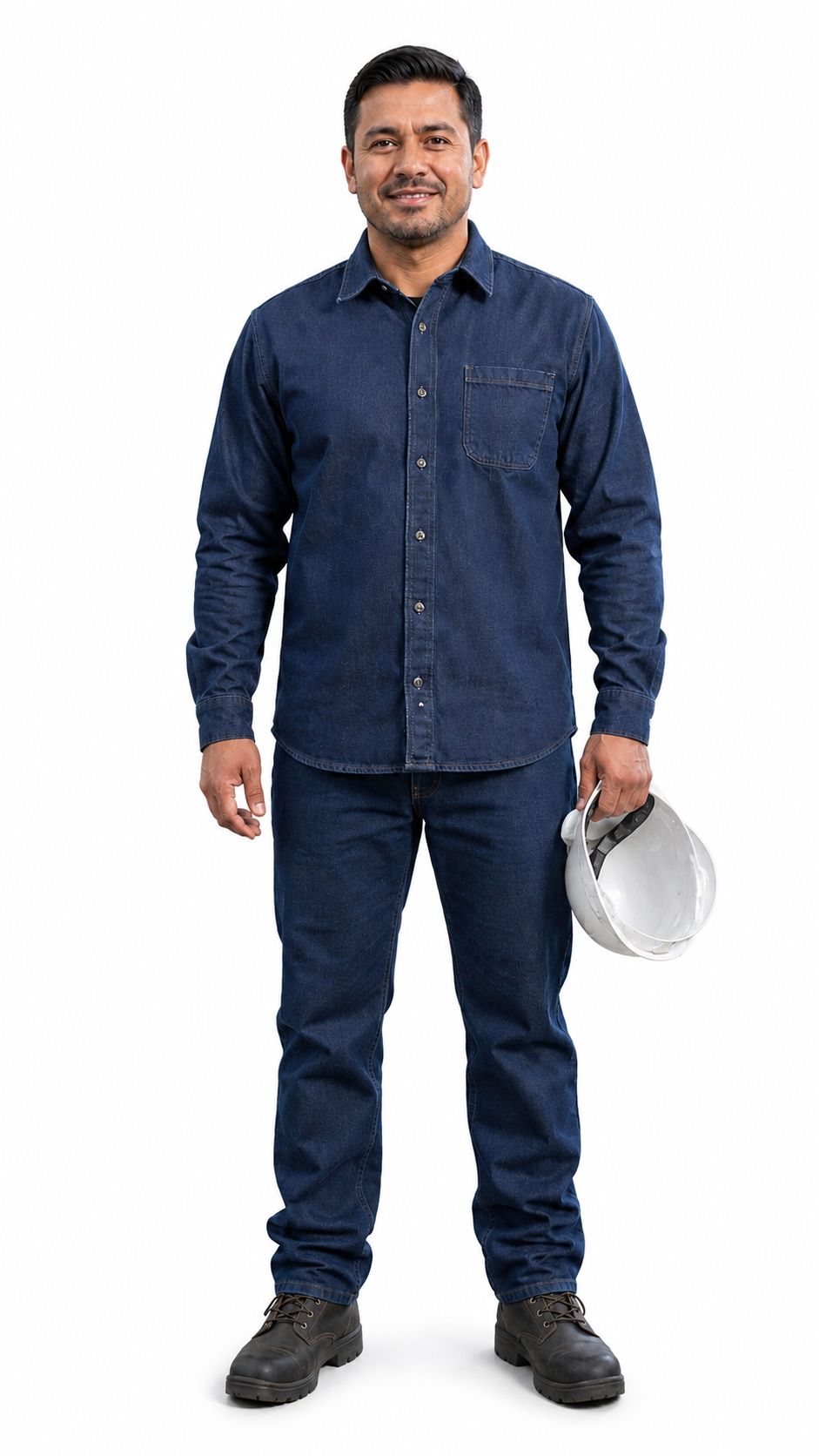 Camisola industrial de mezclilla
